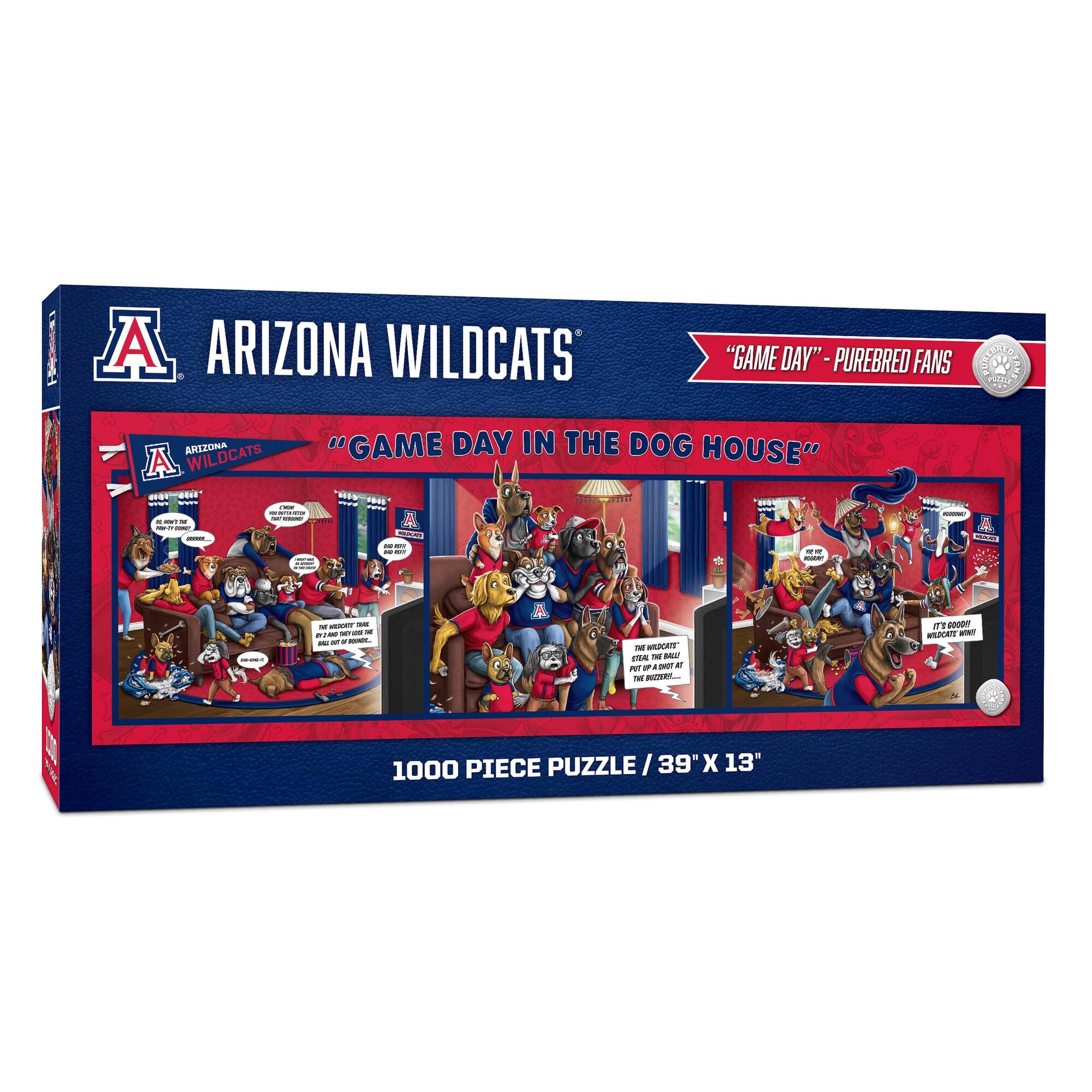 College Game Day in the Dog House 1,000 Piece Puzzle